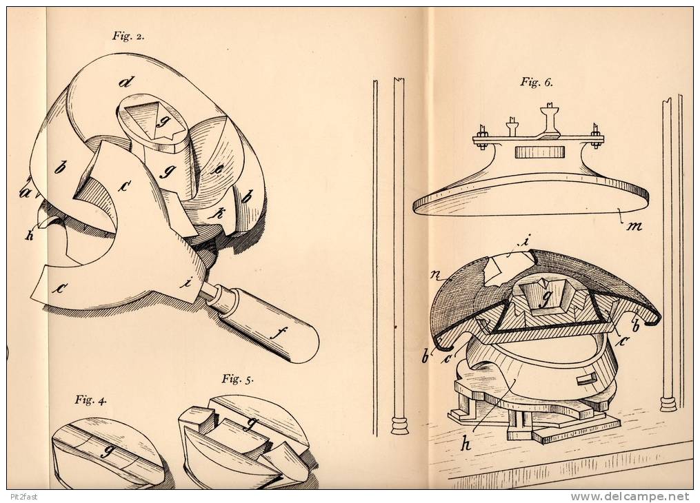 Original Patentschrift - T. Dekimpe In Saint-Gilles , 1905 , Hutform Zum Pressen , Frauenhut , Damenhut !!! - Sombreros, Gorros, Tocados