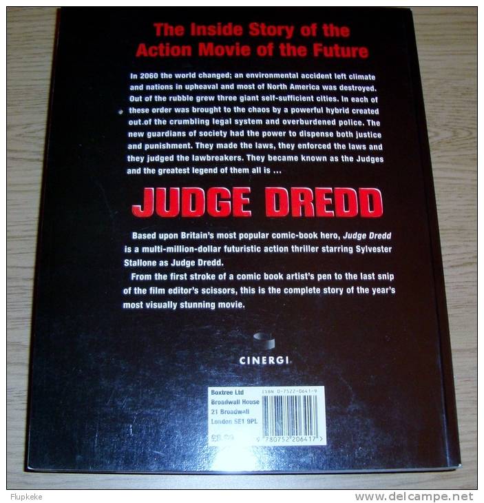 The Making of Judge Dredd Jane Killick Boxtree 1995 Sylvester Stallone as Judge Dredd!