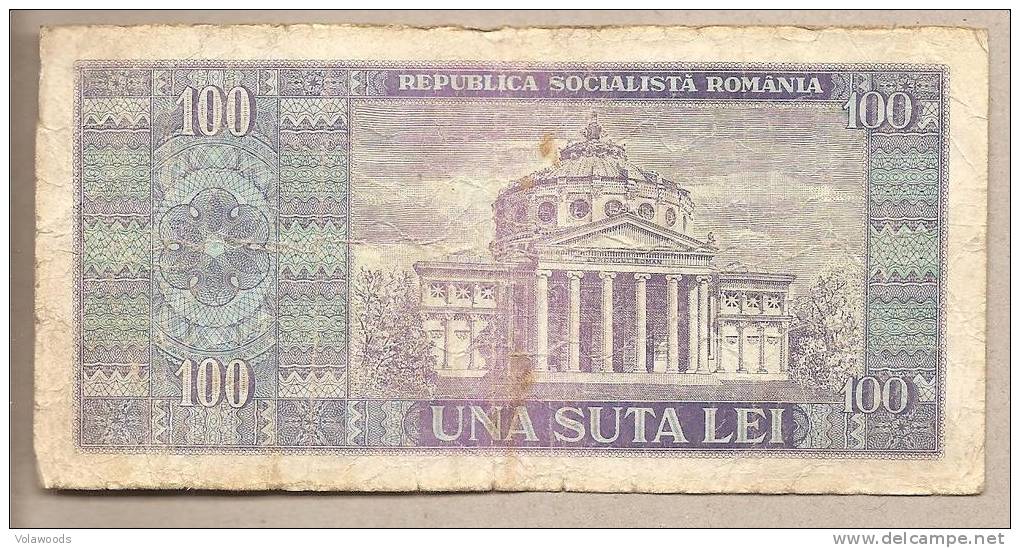 Romania - Banconota Circolata Da 100 Lei P-97a - 1966 - Rumänien