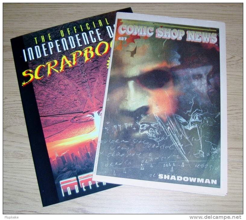 The Official Independence Day Scrapbook Filled With Exciting Color Photos Parachute Press 1996 Roland Emmerich