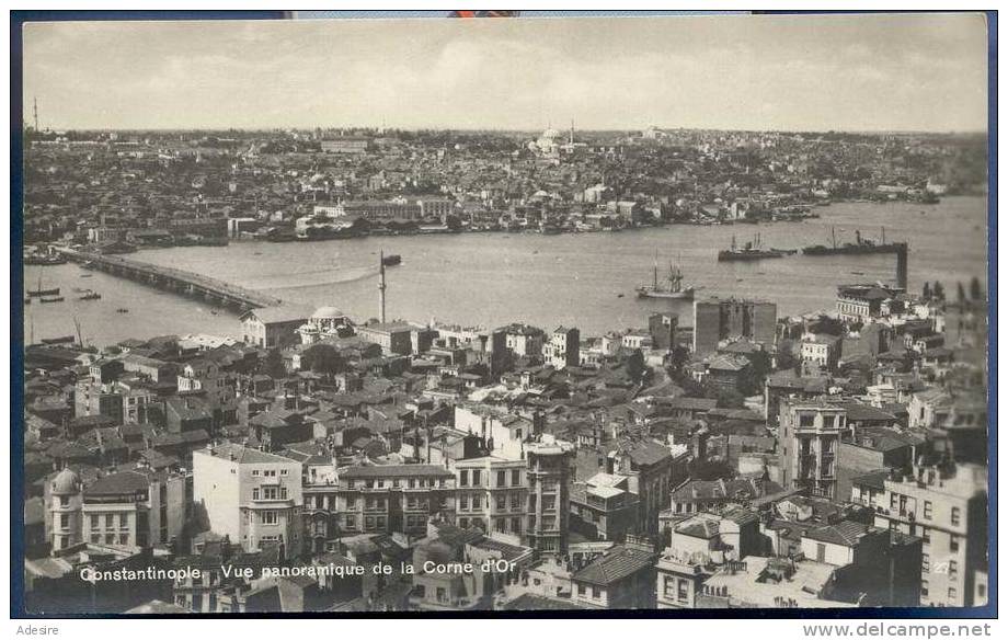 CONSTANTINOPEL, Vue Panoramique De La Corne D'Or, 1920 - Türkei