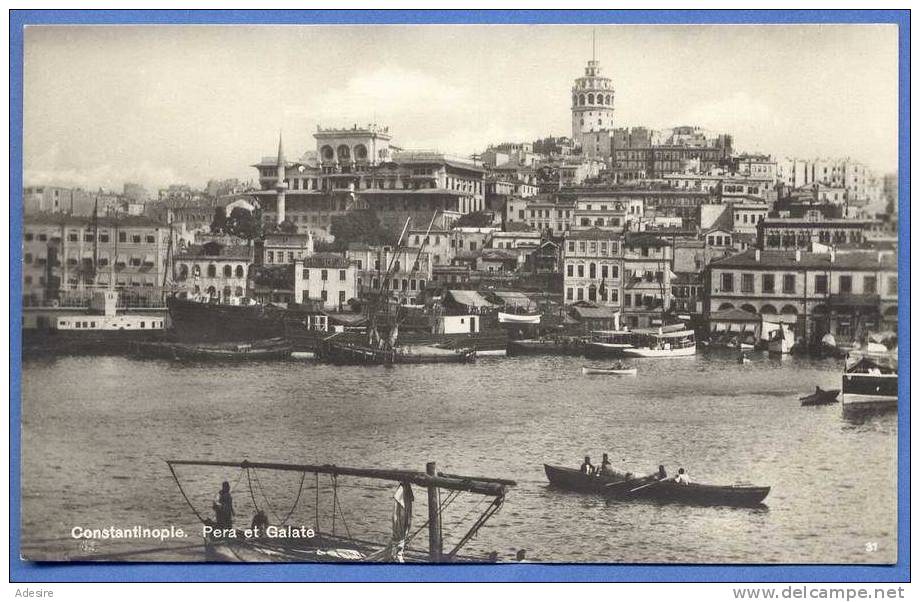 CONSTANTINOPEL, Pera Et Galate, 1920 - Türkei