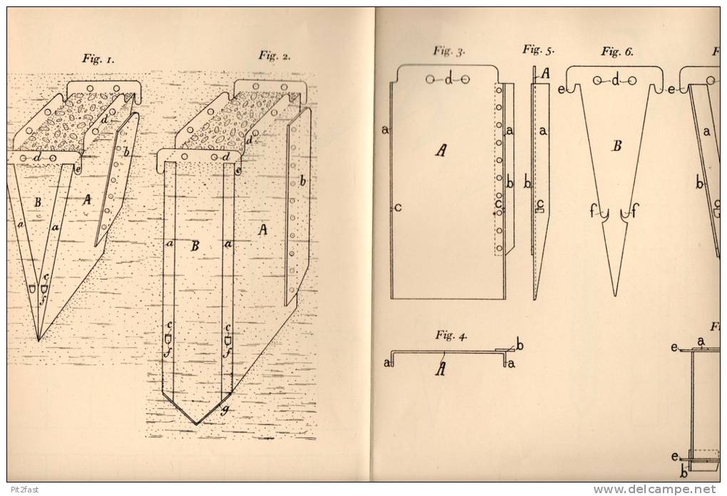 Original Patentschrift - A. Petit In Bourbourg , 1904 , Eiserne Form Aus Beton !!! - Historische Dokumente