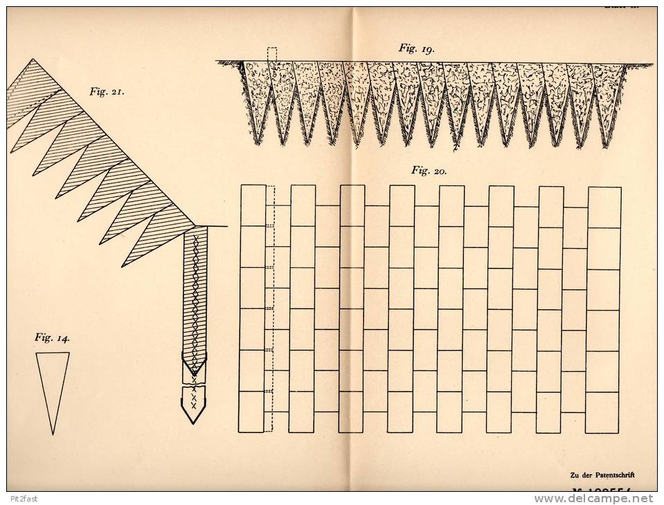 Original Patentschrift - A. Petit In Bourbourg , 1904 , Eiserne Form Aus Beton !!! - Historische Dokumente