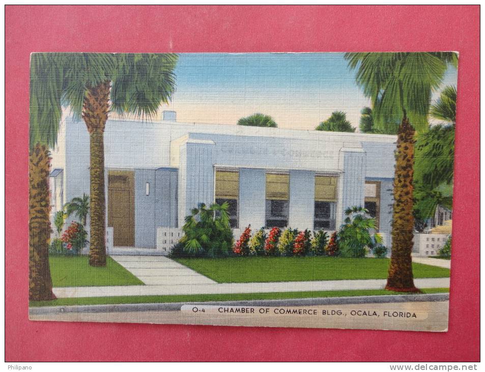 > FL - Florida > Ocala ( Chamber Of Commerce Bldg 1945 Cancel      ====  Ref 830 - Ocala