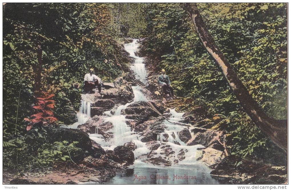 Postcard Agua Caliente 1900-1910( Postally Not Used) - Honduras