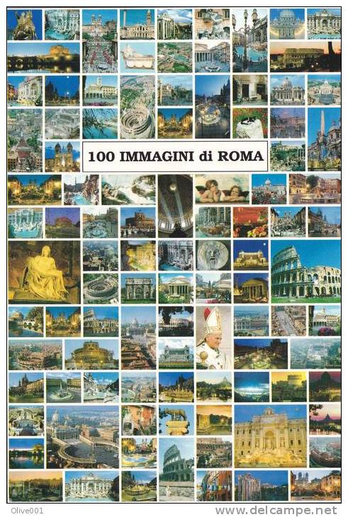 Rome, 100 Images Exc N° 237 - Mehransichten, Panoramakarten