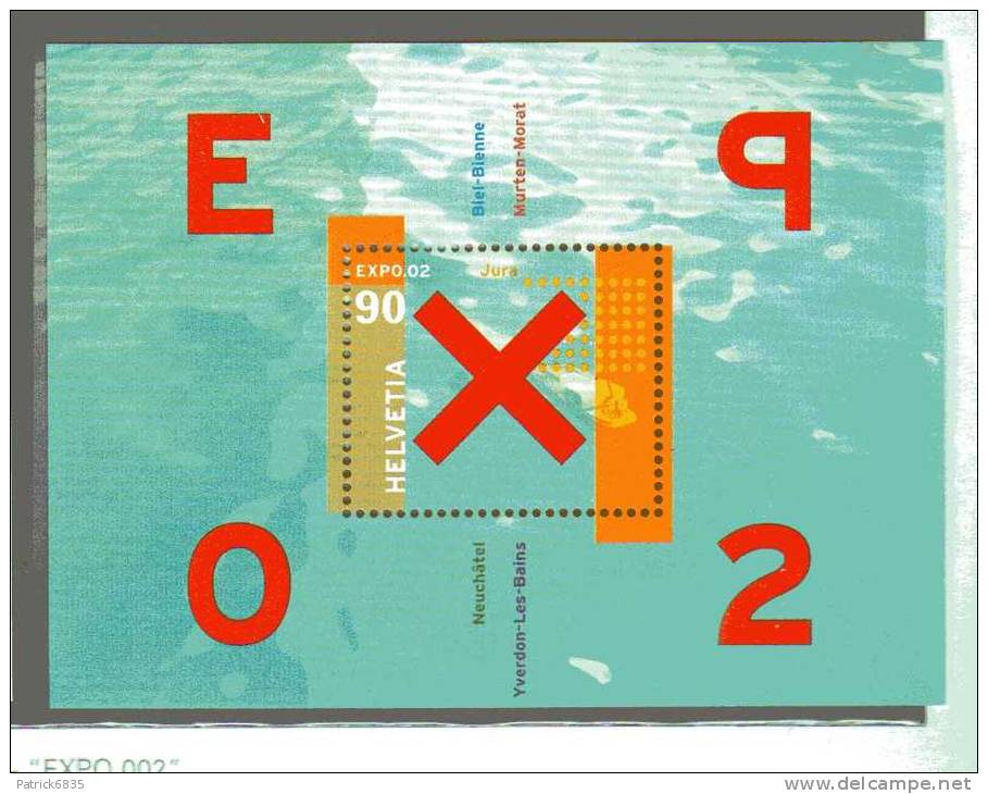 Svizzera ** -X- 2002 - Expo 92. Idem  Unif. BF.33 - Unused Stamps