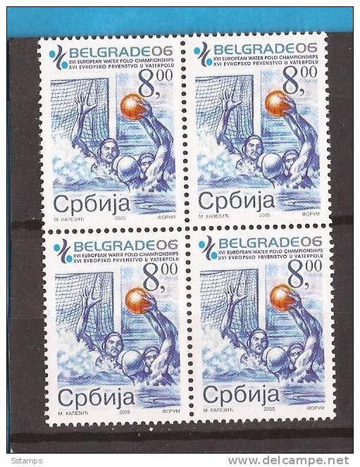 2006 X 160  JUGOSLAVIJA  SERBIA SRBIJA SPORT VATERPOLO   RARO IN OFFERTA  MNH - Water Polo