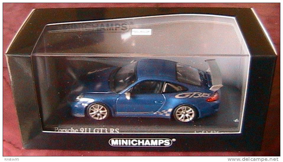 PORSCHE 911 997 MKII GT3 RS 2010 AQUABLAU METALLIC MINICHAMPS 400069101 1/43 - Minichamps