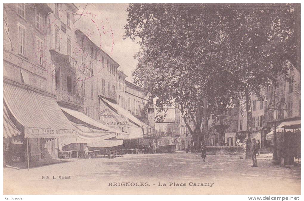 1914/18 - CARTE De BRIGNOLES (VAR) - 24° BATAILLON DE CHASSEURS Du CAMP De BRIGNOLES - Guerre De 1914-18