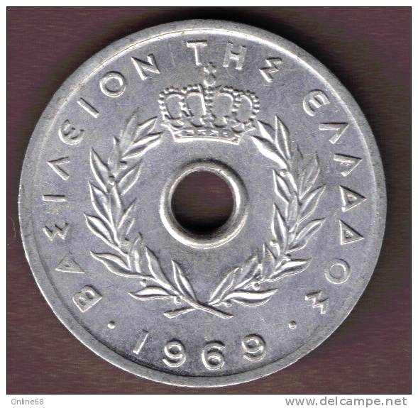 GRECE 10 LEPTA 1969 - Grèce