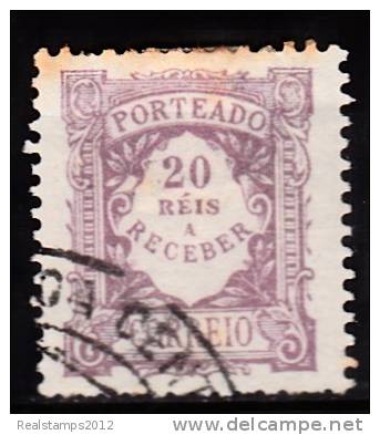 PORTUGAL  ( PORTEADO ) - 1904.   Emissão Regular. Valor Em Réis.   20 R.  (o)  MUNDIFIL  Nº 9 - Oblitérés