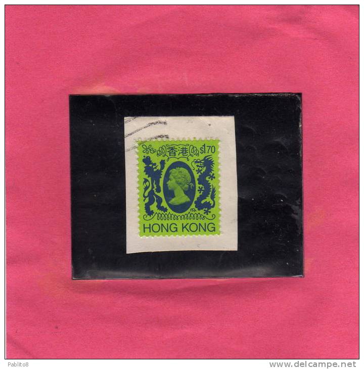 HONG KONG 1982 QUEEN ELIZABETH II - REGINA ELISABETTA USED - Used Stamps