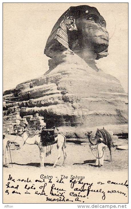 Sphinx 1900 Mailed To USA - Sphinx