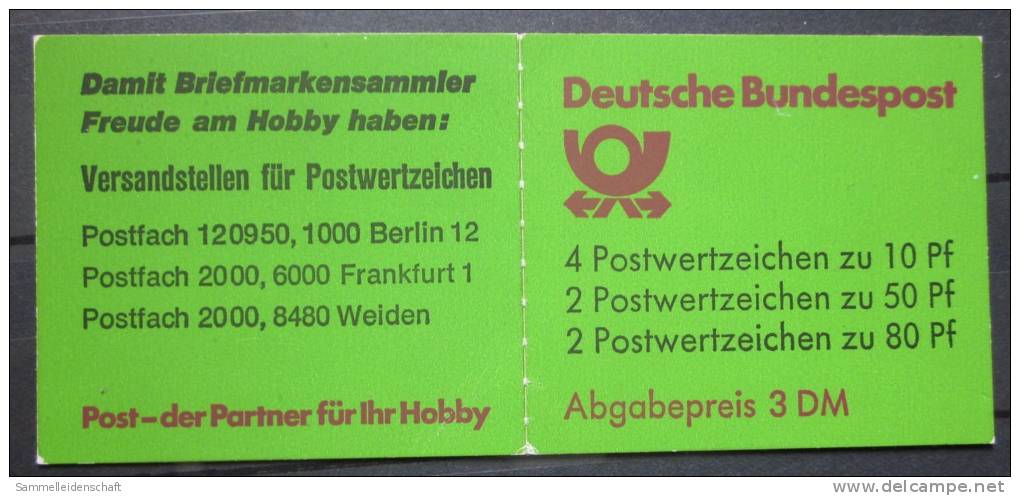 Briefmarken MH Heft 1982 BRD Burgen U. Schlösser Gestempelt - Sonstige & Ohne Zuordnung