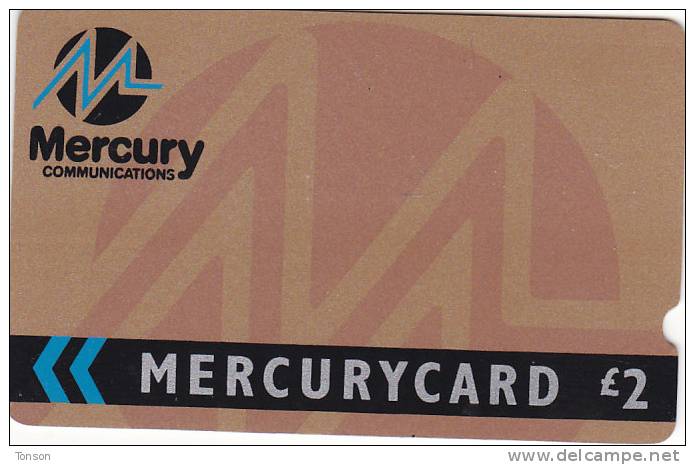 Mercury, MER004, Corporate Bronze, 2 Scans.   7MERB. - [ 4] Mercury Communications & Paytelco