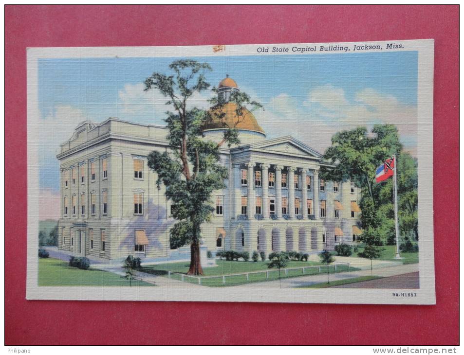 - Mississippi > Jackson  Old State Capitol  Linen === Ref 831 - Jackson