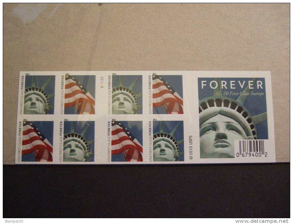 USA BOOKLET SCOTT # 4519B  AVR  DOUBLESIDED BOOKLET  FLAG & STATUE OF LIBERTY     MNH ** ( MAP30-670/015) - 3. 1981-...