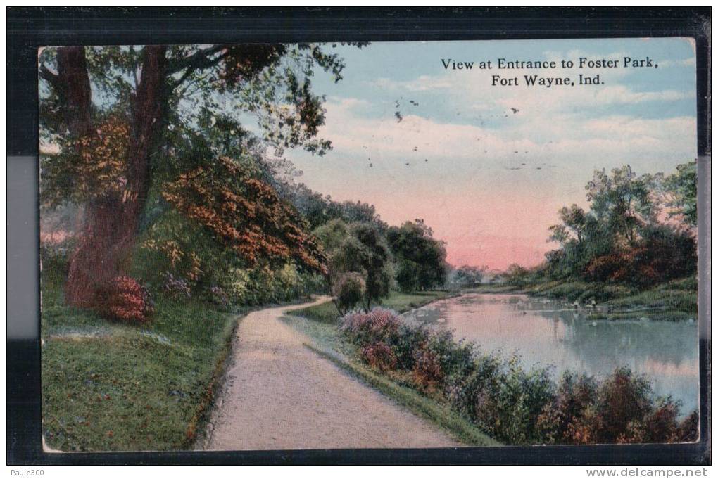 Indiana - Fort Wayne - View At Entrance To Foster Park - Fort Wayne