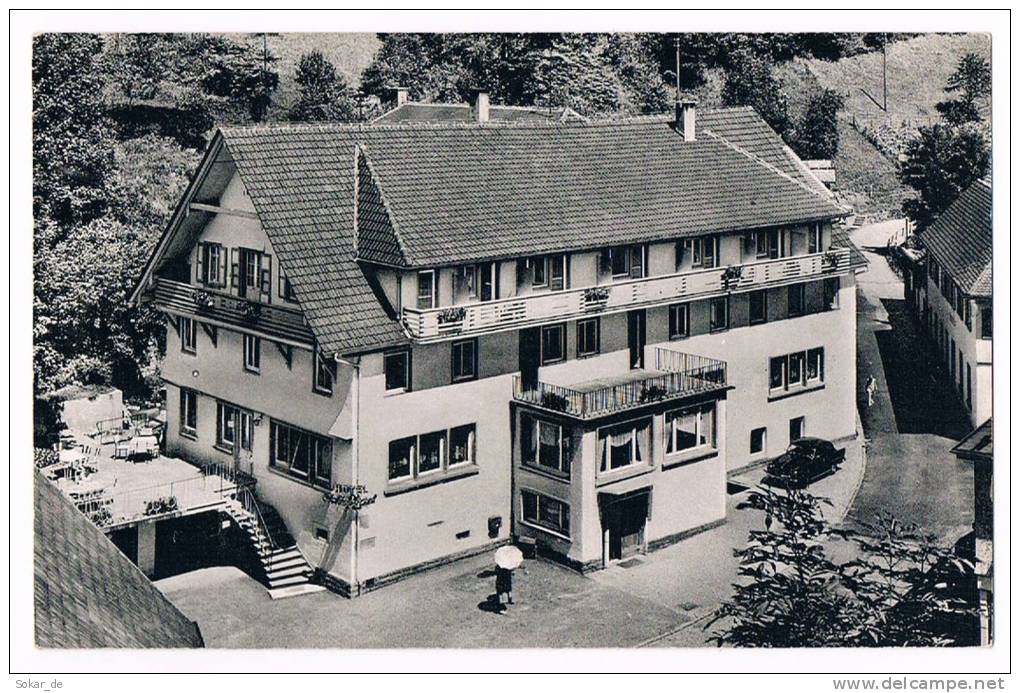 AK Bad Petersthal-Griesbach/Schwarzwald, Ortenau, Baden-Württemberg, Hotel Adlerbad - Bad Peterstal-Griesbach