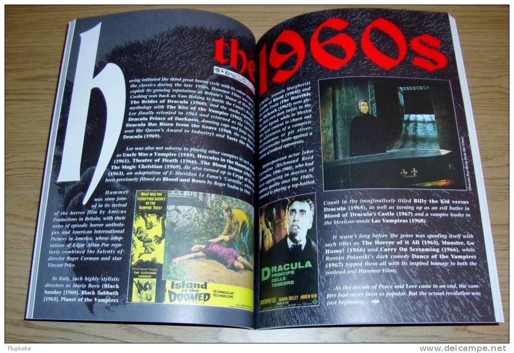 The Illustrated Vampire  Movie Guide Stephen Jones Introduction Peter Cushing Titan Books 1993 - Cine