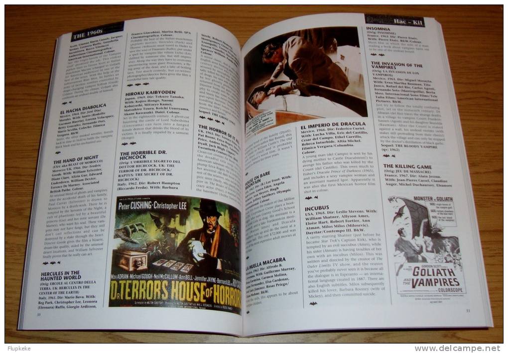 The Illustrated Vampire  Movie Guide Stephen Jones Introduction Peter Cushing Titan Books 1993 - Cine