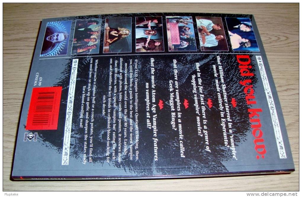 The Illustrated Vampire  Movie Guide Stephen Jones Introduction Peter Cushing Titan Books 1993