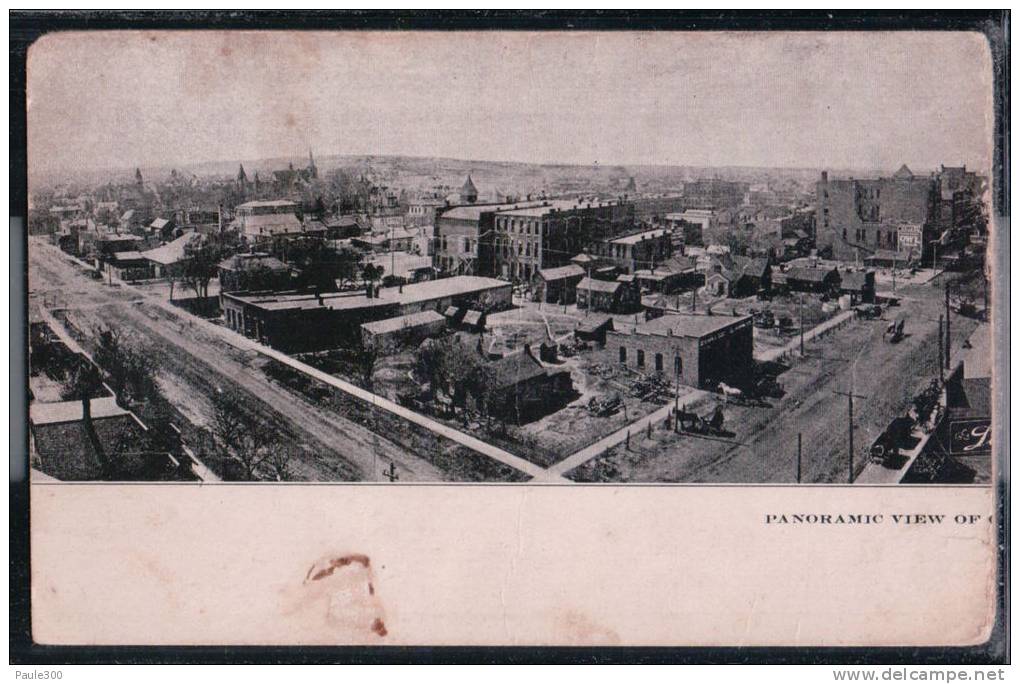 Grand Island, Nebraska - Panoramic View ( 2 Postcards ) - Grand Island