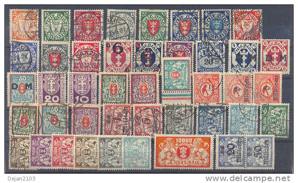 Germany Danzig 46 Stamps MH,USED - Other & Unclassified