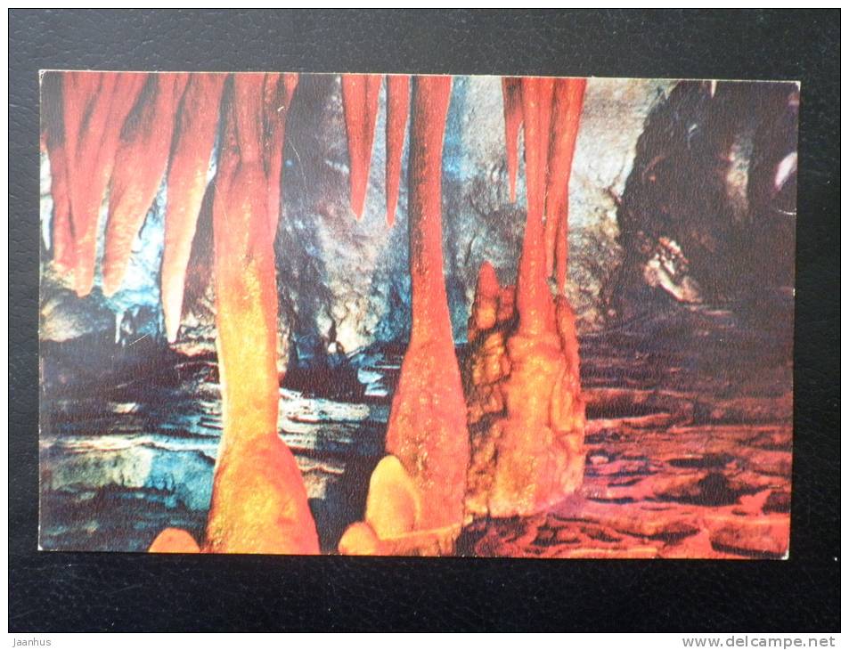 Novy Afon Caves - Palette Of Mineral Deposits - Georgia - USSR - 1983 - Unused - Georgia