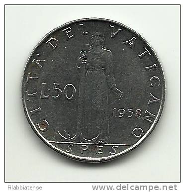 1958 - Vaticano 50 Lire - Vatican