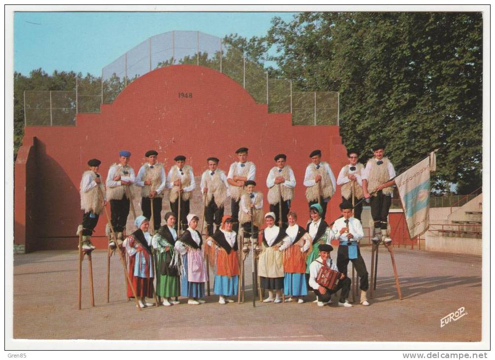 CP LE GROUPE FOLKLORIQUE " LOUS CADETOUNS " DE SOUSTONS, FOLKLORE LANDAIS, LANDES 40 - Soustons