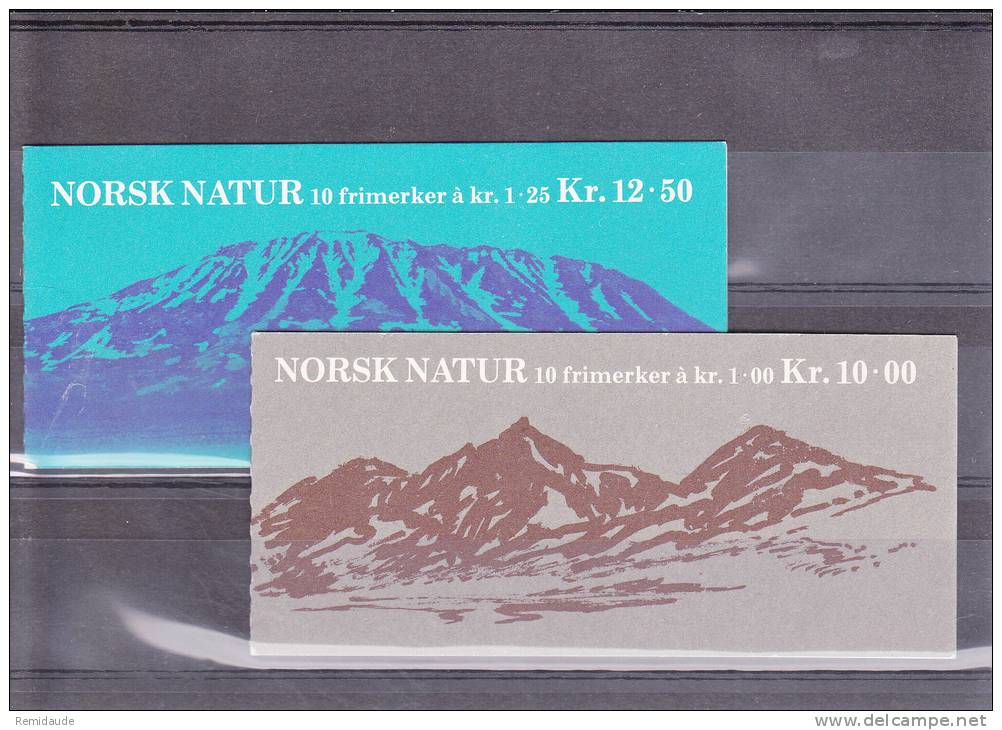 NORVEGE -  CARNET 727 + 728 **  - COTE YVERT = 23 EUROS - Cuadernillos