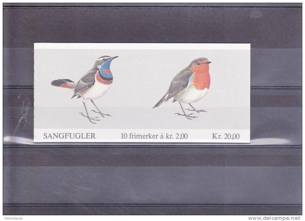 NORVEGE -  CARNET 816 **  - COTE YVERT = 10 EUROS - OISEAUX - Booklets