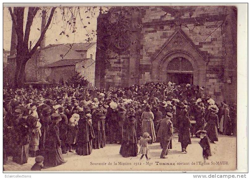 St Maur   54   Mission 1912     Sortie D'église       (voir Scan) - Andere & Zonder Classificatie