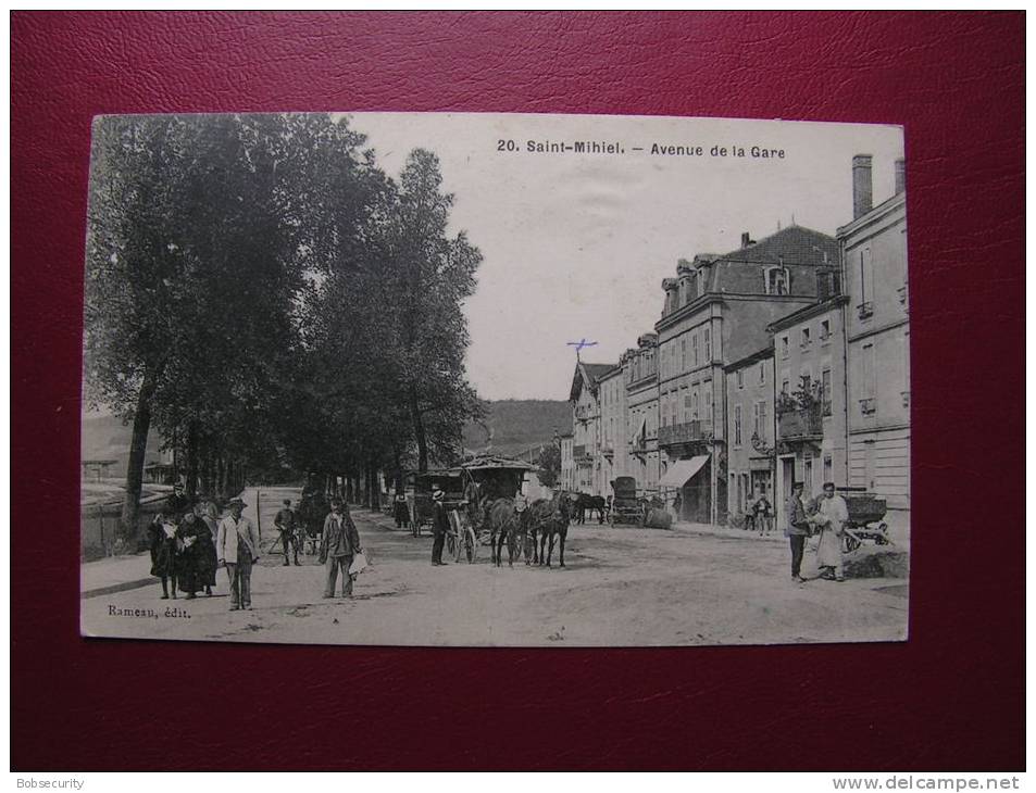 == France, Saint Mihiel  Ave, De La Gare 1909 - Commercy