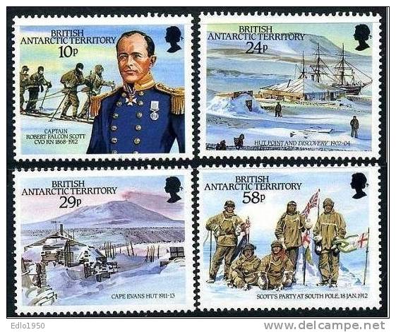 BAT British Antarctic Territory 1987 Antartic Expedition- Mi.140-43 -  MNH - Ongebruikt