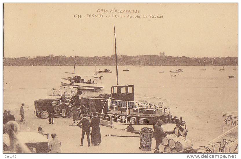 Bâteaux - Navette - Embarquement Automobiles - Port - Ferries