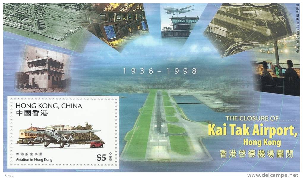 Hong Kong China - Closure Of Kai Tak Airport.  # 310 # - Autres & Non Classés