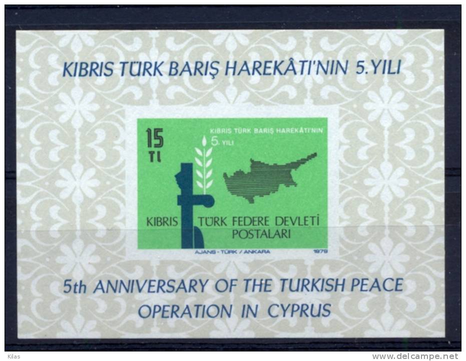 TURKISH CYPRUS 1979 Turkish Intervention MNH - Unused Stamps