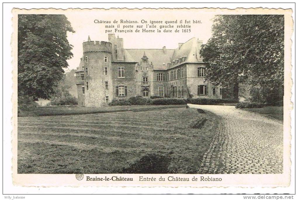 Carte Postale "Braine-le-Château - Entrée Du Château De Robiano" - Kasteelbrakel