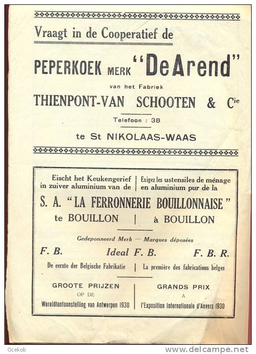 Dagblad Krant Eendracht - Union - 25 Mei 1932 - Brugge + Publiciteit - Other & Unclassified