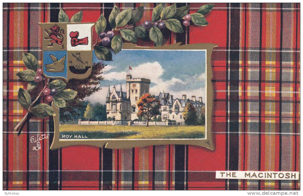 Tuck - The Macintosh - Moy Hall Scottish Clans Series IV Postcard 9459 - Généalogie