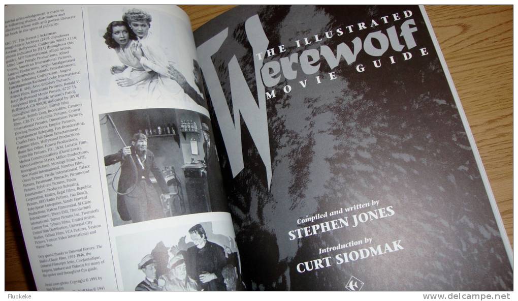 The Illustrated Werewolf Movie Guide Stephen Jones Introduction Curt Siodmak Titan Books 1996 - Films