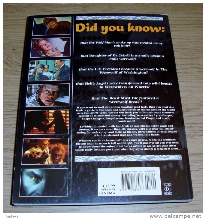 The Illustrated Werewolf Movie Guide Stephen Jones Introduction Curt Siodmak Titan Books 1996