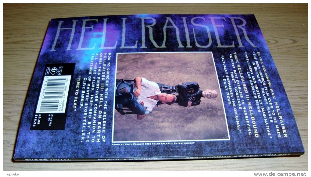 The Hellraiser Chronicles Stephen Jones Titan Books 1992 Clive Barker