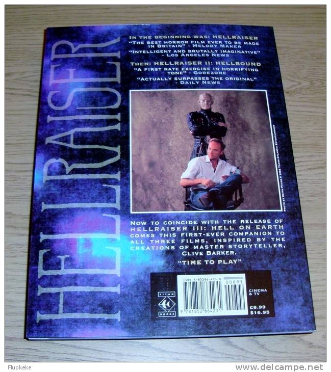 The Hellraiser Chronicles Stephen Jones Titan Books 1992 Clive Barker