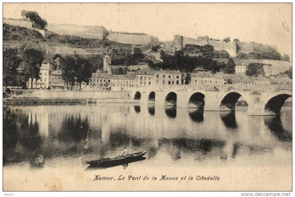 BELGIQUE - NAMUR - Le Pont De La Meuse Et La Citadelle. - Namen