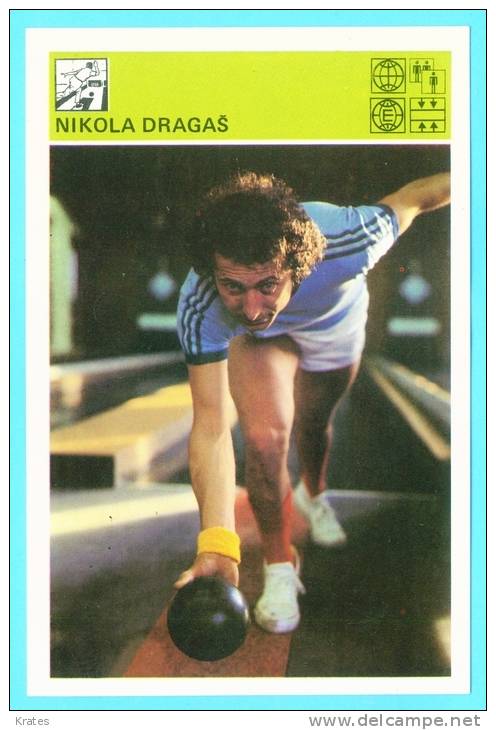 Svijet Sporta Cards - Nikola Dragaš    Bowling - Bowling